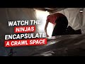 Crawl Space Encapsulation | Watch Ninjas Encapsulate a Crawl Space | Dehumidifier, Sump Pump, More