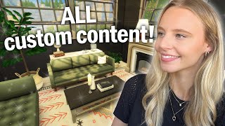 Every room is a different CUSTOM CONTENT PACK in The Sims 4!