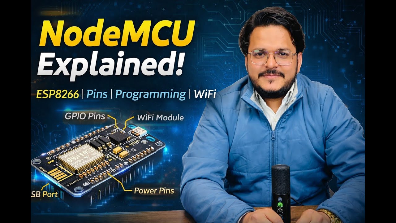 NodeMCU ESP8266 Full Tutorial | Pin Diagram, Programming, WiFi & IoT ...