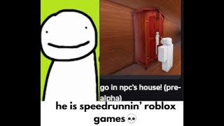 Speedrunning my own roblox game