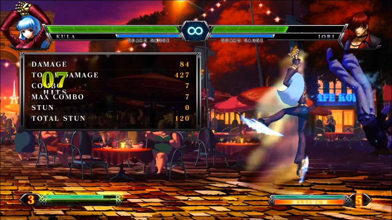 KOF XIII: Basic Kula Corner Combos