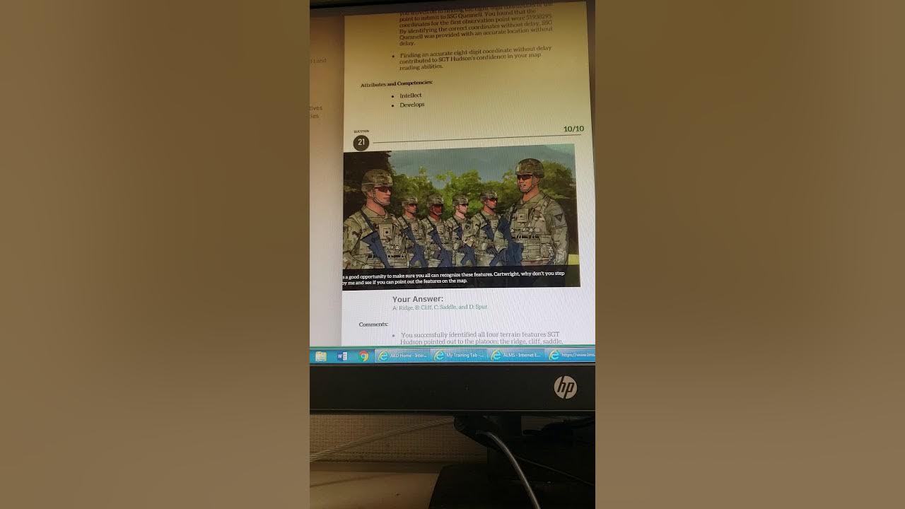 DLC 1 Answer 119 Map Reading and Land Navigation YouTube