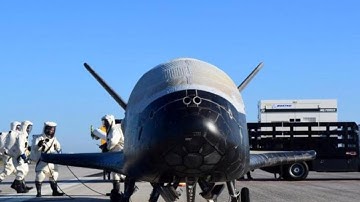 US military space plane lands after two-year secret mission