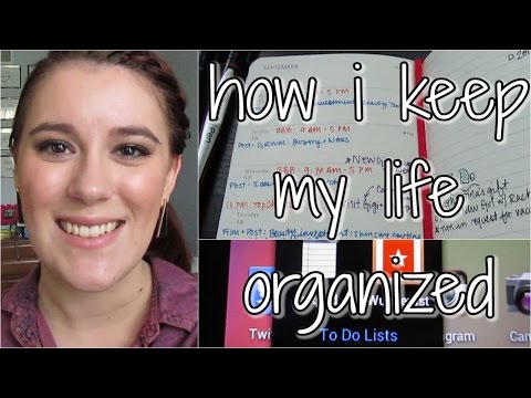 How I Keep My Life Organized [Moleskine Weekly Planner, Wunderlist, & more!]