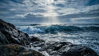 OREWA BEACH | New Zealand Powerful Ocean Wave Sounds
