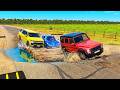 Cars VS Water Pothole Challenge #2 ▶️ BeamNG.drive