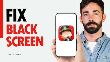 How To Fix Black Screen On MONOPOLY GO Game App 2024