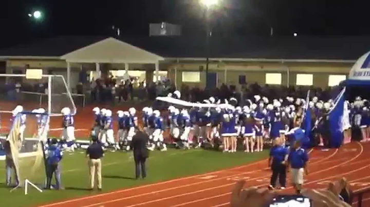 Football Player Entrance Honoring Evan Murray #18S...