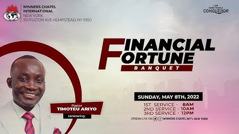 FINANCIAL FORTUNE BANQUET SERVICE | 05.08.2022 | 1ST SERVICE