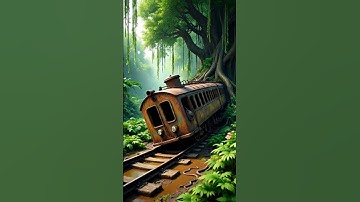 The old train had fallen into ruins and now there is python #shorts #short #part4 #trending
