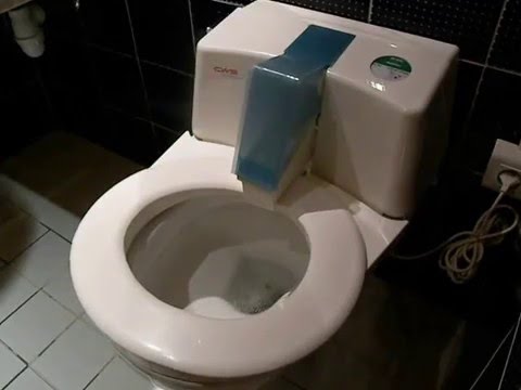 automatic toilet cleaner and