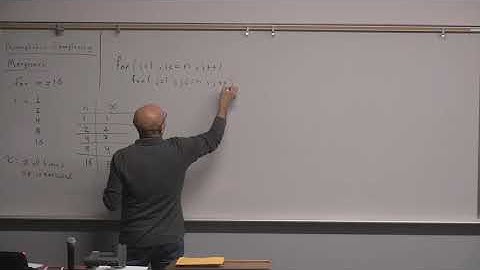 Algorithms Lecture 4: Asymptotic Complexity (Part 3)