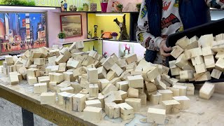 Chest of drawers made of Pallets and glass blocks!  Комод из поддонов и стеклоблоков.