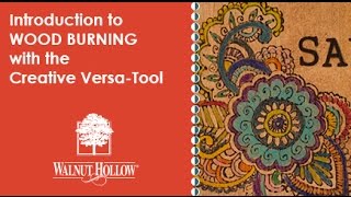 Walnut Hollow® | Wood Burning For Beginners Using The Creative Versa-tool®