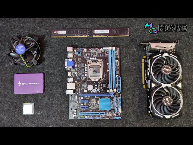 Xeon E3 1230 V2 + RX 570 8GB Low Budget Gaming PC Build - YouTube