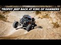 Racing the trophy jeep against trophy trucks and 6100s  king of hammers  casey currie vlog