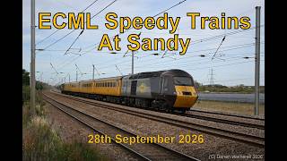 ECML Speedy Trains At Sandy : 28th September 2026