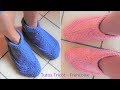 Tuto tricot chaussons adulte 3840  4244  4648 facile  tricoter en 1 pice  diy tuto chaussons