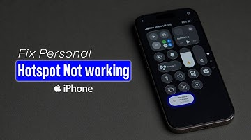 Hoe los ik het probleem op dat mijn persoonlijke hotspot niet werkt op de iPhone?