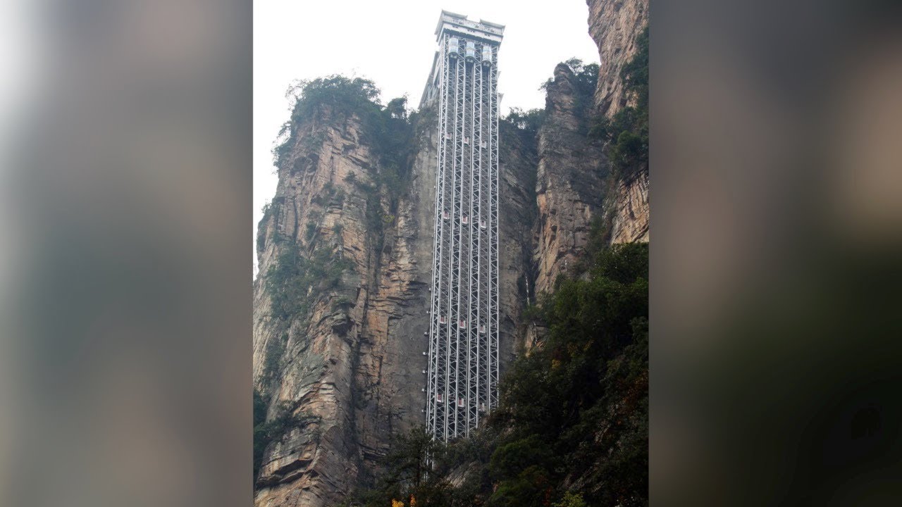 Meet the world's tallest outdoor elevator in Wulingyuan area of