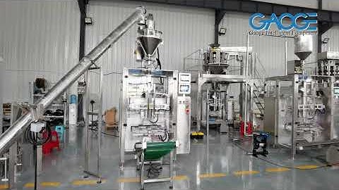 Vertical Form Fill Seal VFFS Packaging Machine With Auger Filler for Powder