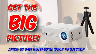 AKIYO Proyector 5G WiFi Bluetooth con Trípode 