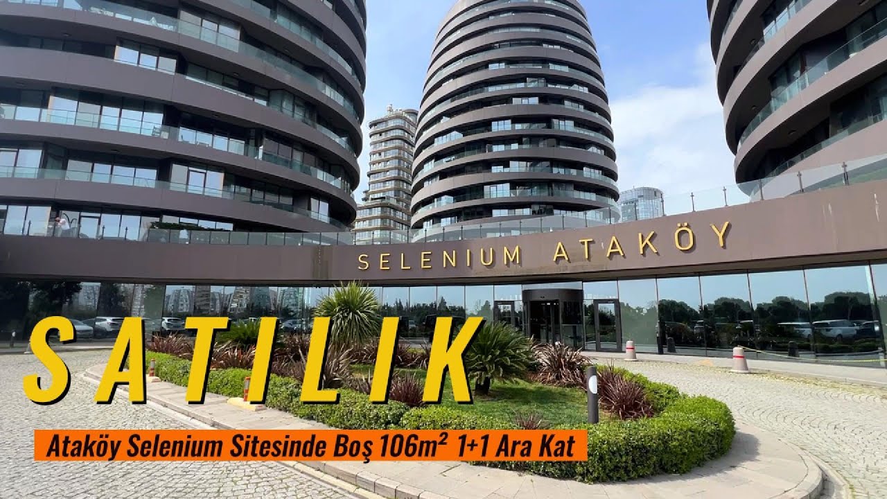 Laika Emlak'tan Ataköy Selenium Sitesinde Boş 106m² 1+1 Ara Kat