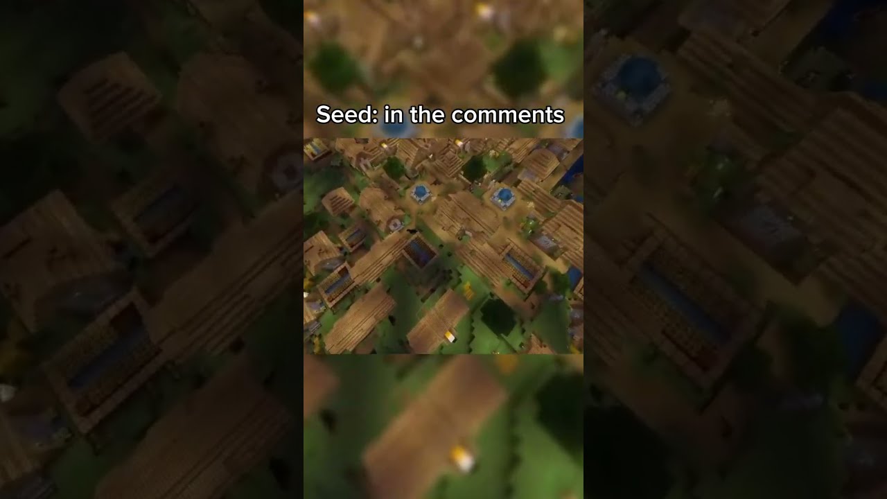 The Biggest Minecraft Village Seed In 2024 2025 OMG Seeds Minecraftseeds