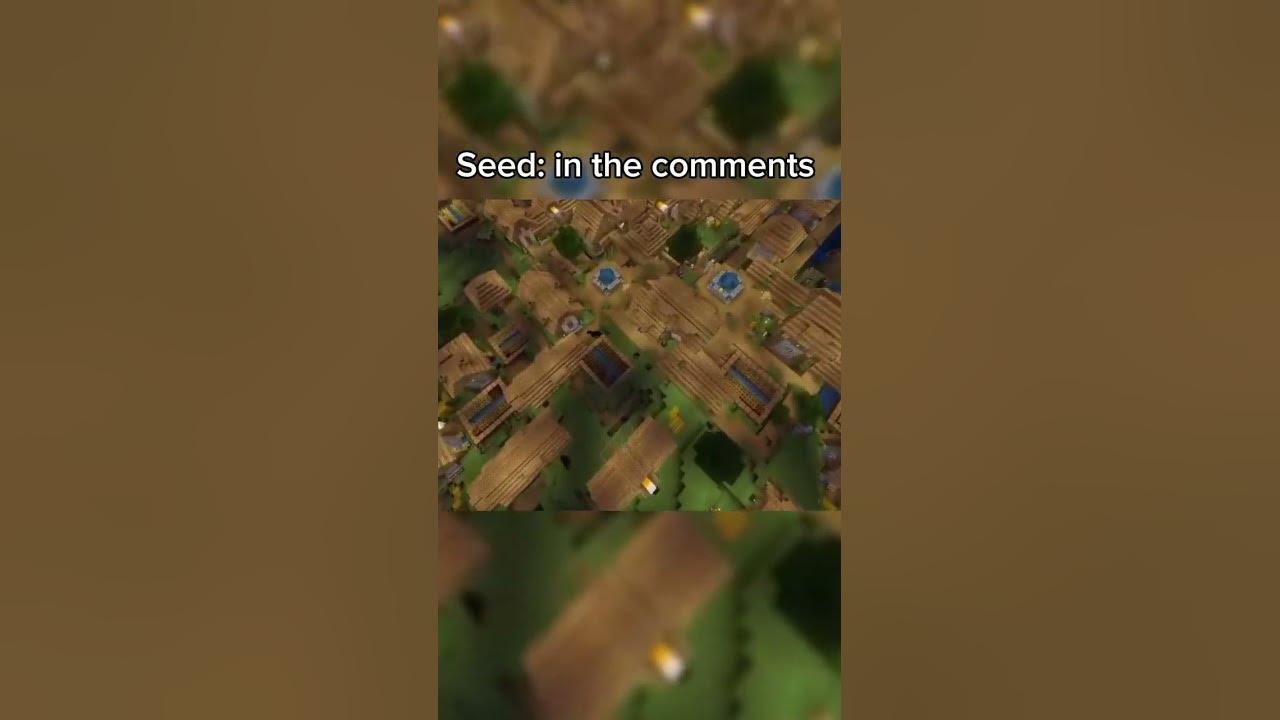 The biggest Minecraft village seed in 2024/2025  OMG😱 #minecraft #seeds #minecraftseeds