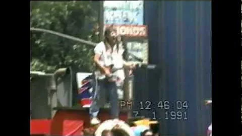 Fooling around with the camera, Shawn Pyle - 1991