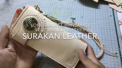 Handmade biker wallet leather.