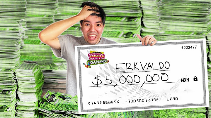 COMPRÉ 100 BOLETOS DE LOTERÍA CON PREMIO DE $5,000,000 y esto gané... 😱