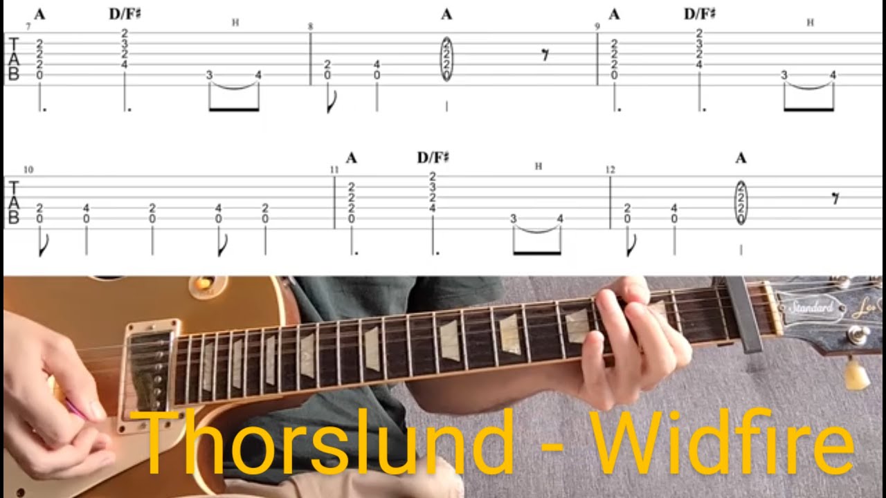 Obejrzyj Thorslund - Wildfire Cover / Lesson full TABS in description w YouTube Obejrzyj Thorslund - Wildfire Cover / Lesson full TABS in description w YouTube