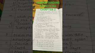 understanding society ka chapter 2 ka all questions answer ha #shorts #sst