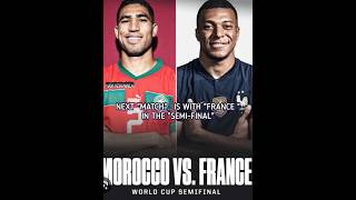 France Vs Morocco World Cup 2022😅#Mbappe#Hakimi #Ronaldo #Funny Fan's Reaction #Footballshorts