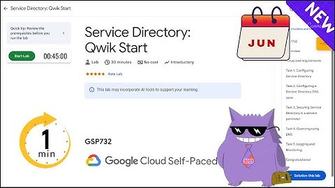 Service Directory: Qwik Start|  #2025 | #GSP732 |#qwiklabs |Solution