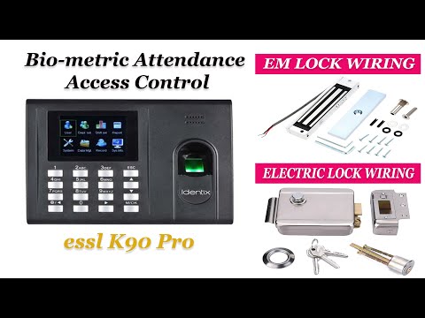 Essl biometric door lock connection , EM Lock & Electric lock Wiring