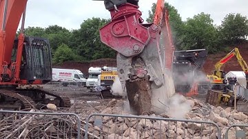 Rotar RDP 42 S pulverizer during demoshow UK
