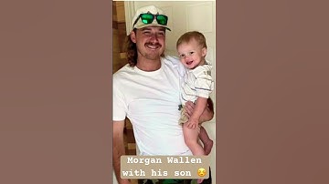 Thumbnail of Morgan with Indigo 🥰 #morganwallen #countrymusic #shorts