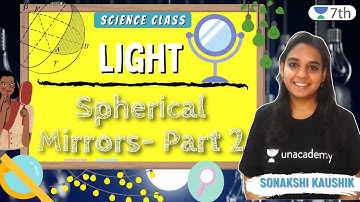 Light | Part 2 | Spherical Mirrors | Science | Unacademy 7th | Sonakshi Kaushik
