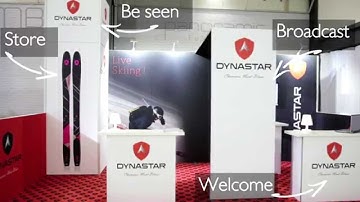 Panoramic H-Line modular booth setup