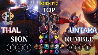 SRB Thal Sion vs Untara Rumble Top - KR Patch 11.2