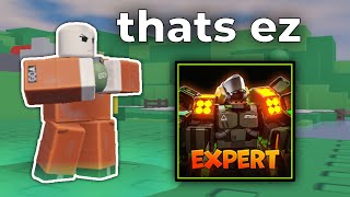 'Destroying' Expert mode with NEW Grenadier.. | TDX (Roblox)