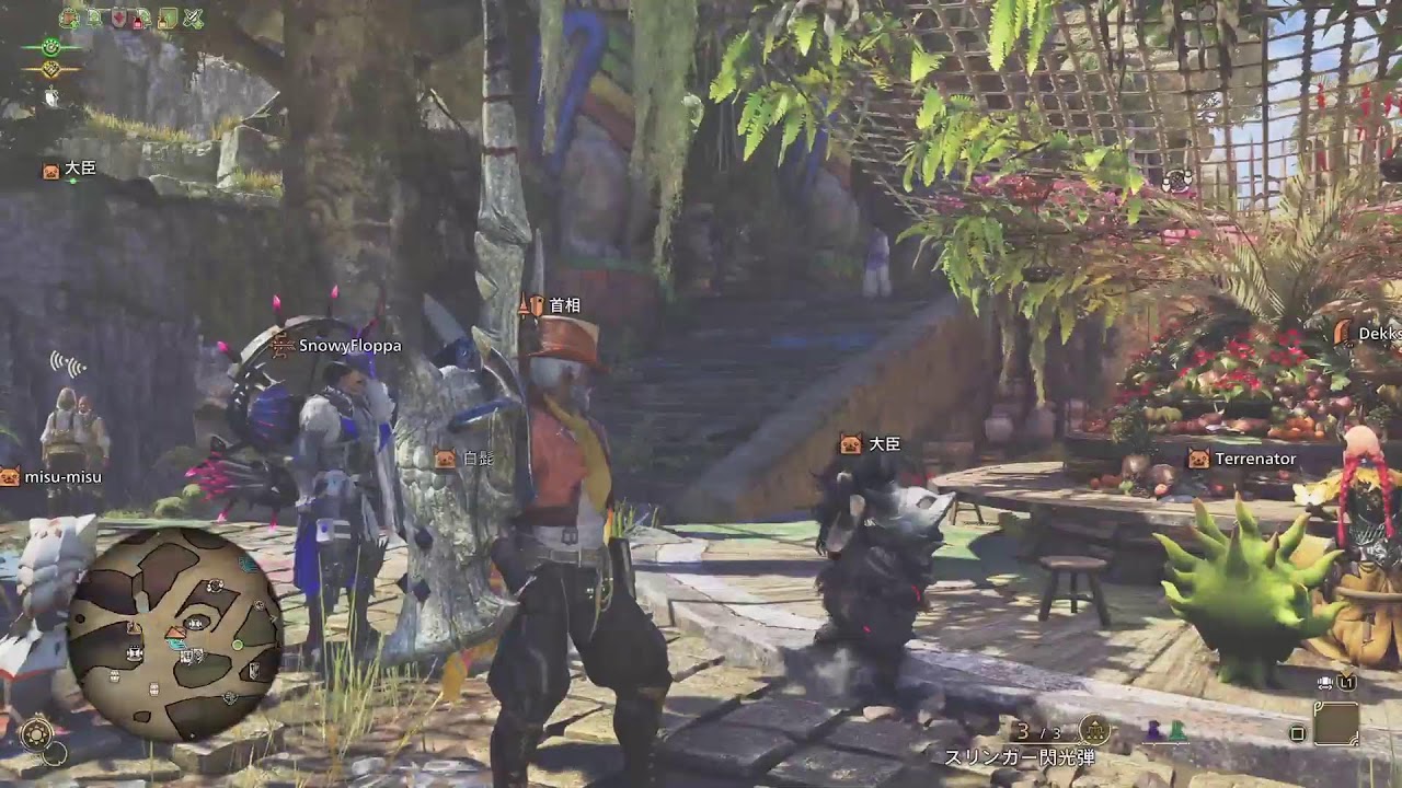 朝からモンハン溜めカウンターの練習