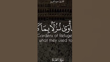 ماتيسر من سورة السجدة | #سعود_الشريم #quran #تلاوة
