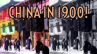 Unreal Video Of China From 1900S Restored In Color!