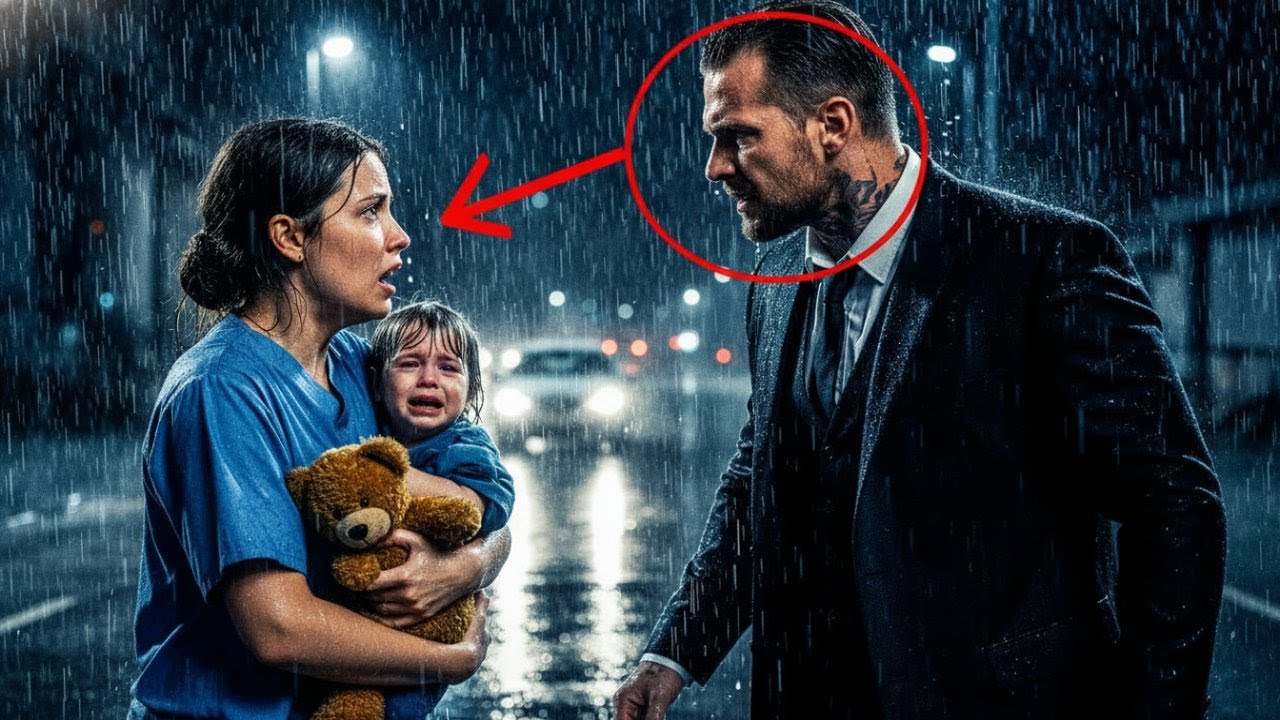 Poor Single Mom Knocks on a Mafia Boss s Door at Midnight - Can You Hide My Daughter for One Night