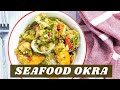 Seafood okra african low carb recipe