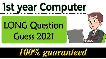 1st year computer guess paper 2021 | first year computer guess paper 2021