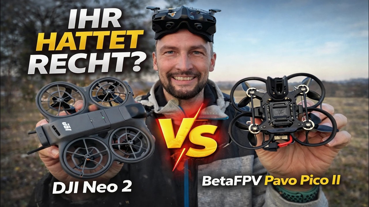 Ihr hattet recht… DJI Neo 2 nochmal im FPV Test